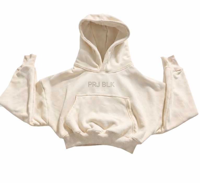 Chalk-Line Cream Crop // 01