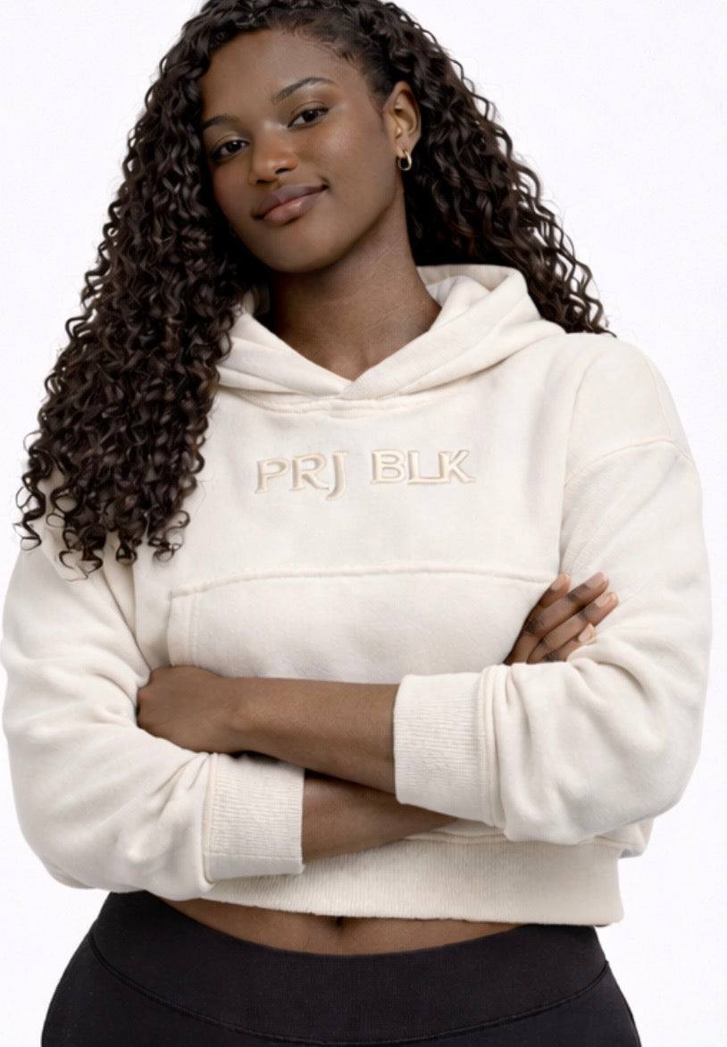 Chalk-Line Cream Crop // 01